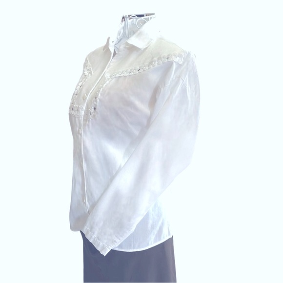 Italian designer, made in Italy cotton button down shirt. - Picture 3 of 5